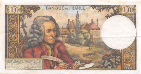 France 10 Francs Voltaire - 07-11-1963 Série N.40 - TTB+