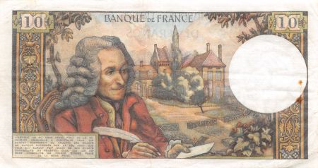 France 10 Francs Voltaire - 07-12-1967 Série O.374 - TTB