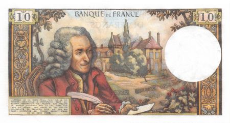 France 10 Francs Voltaire - 08-01-1971 Série U.654 - SUP