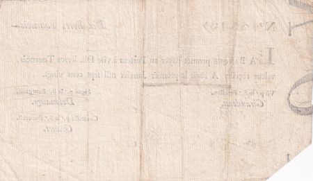 France 10 Livres Banque de Law - 01-01-1720, typographié - sans en especes d\'argent