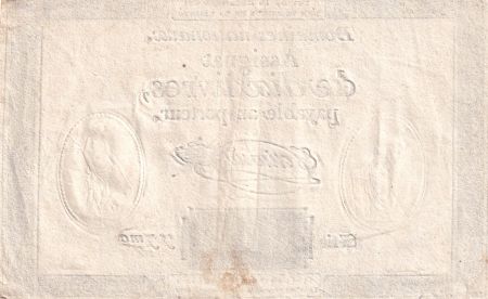 France 10 Livres Noir - Filigrane Fleur de Lys - (16-12-1791) - Sign. Taisaud - Série 77 - L.146
