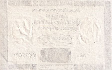 France 10 Livres Noir - Filigrane République (24-10-1792) - SUP - Sign. Taisaud
