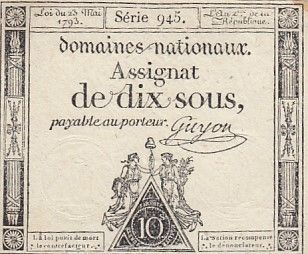 France 10 Sous - Femmes, bonnet frigien (23-05-1793)  - Sign. Guyon - Série 945