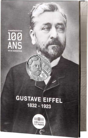 France 100 ans de Gustave Eiffel - 10 Euros Argent 2023