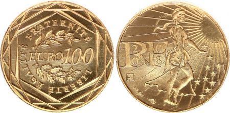 France 100 Euro OR Semeuse - 2008