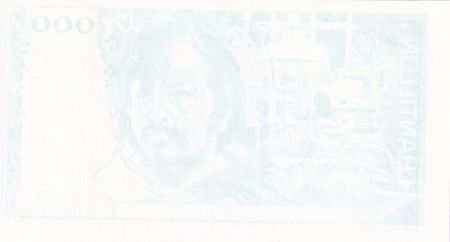 France 100 Francs - Balzac 1980 - Epreuve recto bleu - Echantillon - NEUF