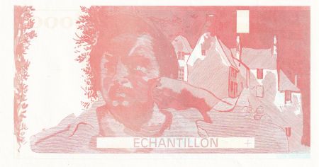France 100 Francs - Balzac 1980 - Epreuve recto verso - Echantillon - P.NEUF / NEUF