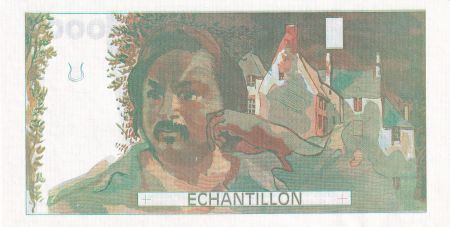 France 100 Francs - Balzac 1980 - Epreuve sans filigrane - Echantillon - P.NEUF / NEUF