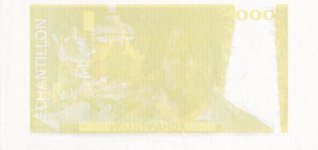 France 100 Francs - Balzac 1980 - Epreuve sans filigrane - Verso jaune - Echantillon - SPL+