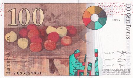 France 100 Francs - Cézanne - 1997 - Lettre S - F.74.01
