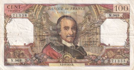 France 100 Francs - Corneille - 03-06-1976 - Série N.969