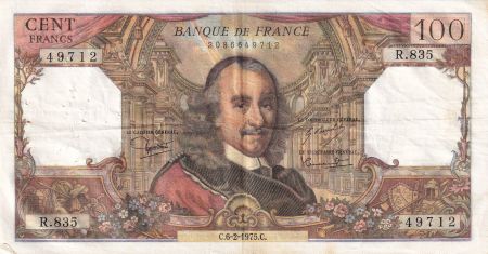 France 100 Francs - Corneille - 06-02-1975 - Série R.835