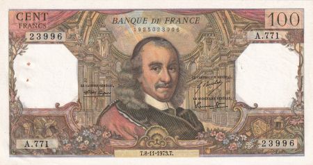 France 100 Francs - Corneille - 08-11-1973 - Série A.771