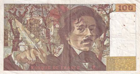 France 100 Francs - Delacroix - 1978 - Série A.4 - F.69.01c