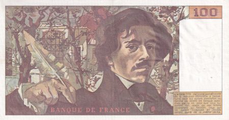 France 100 Francs - Delacroix - 1978 - Série V.1 - F.68.01