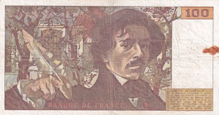 France 100 Francs - Delacroix - 1979 - Série P.11