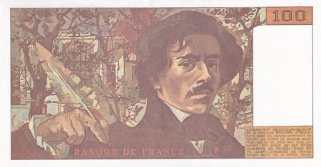France 100 Francs - Delacroix - 1993 - Série D.254 - F.69BIS.08