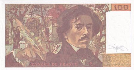 France 100 Francs - Delacroix - Signé Vigier - 1993 - Série O.208 - F.69BIS.05