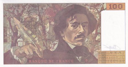 France 100 Francs - Delacroix - Signé Vigier - 1994 - Série M.260 - F.69TER.01a