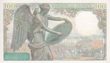 France 100 Francs - Descartes - 12-10-1944 - Série K.117 - F.27.08
