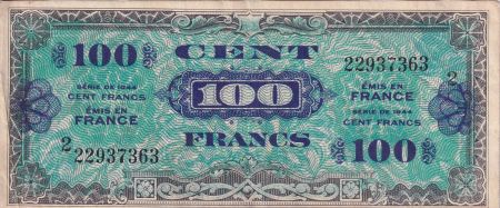 France 100 Francs - Drapeau - 1944 - Série 2 - VF.20.02