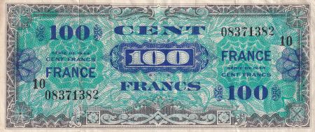 France 100 Francs - Impr. américaine (France) - 1945 - Série 10 - TTB  - VF.25.10