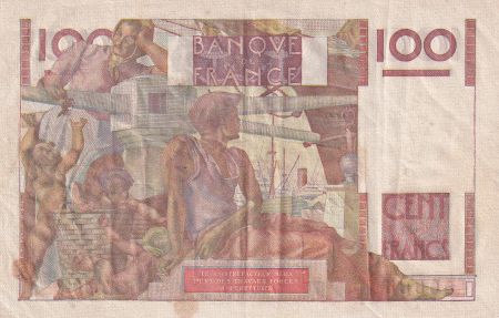 France 100 Francs - Jeune Paysan - 03-04-1952 - Série T.437 - F.28.32