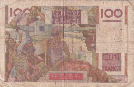France 100 Francs - Jeune Paysan - 07-04-1949 - Série U.320