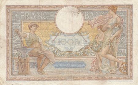France 100 Francs - Luc Olivier Merson - 09-09-1937 - Série F.55461
