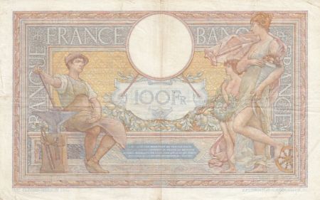 France 100 Francs - Luc Olivier Merson - 13-05-1937 - Série R.54072