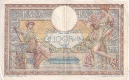 France 100 Francs - Luc Olivier Merson - 14-08-1912 - Série U.1596 - F.23.04