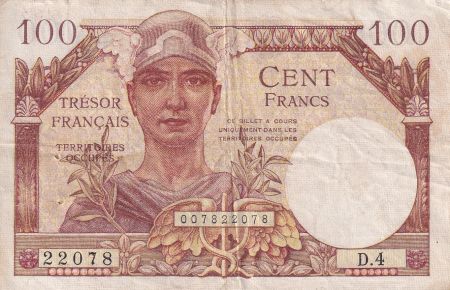 France 100 Francs - Mercure - 1947 - Série D.4 - VF.32.04