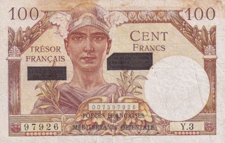 France 100 Francs - Mercure - Suez - 1956 - Série Y.3 - VF.42.03 - TB
