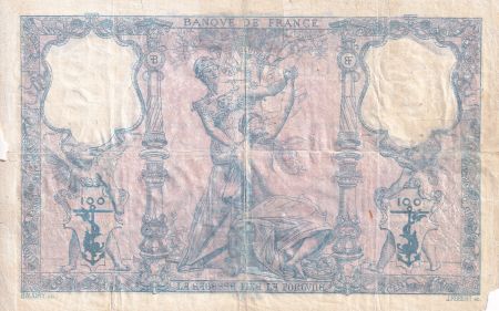 France 100 Francs - Rose et Bleu - 1890 - Série M.811 - B - F.21.03
