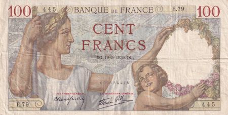 France 100 Francs - Sully - 19-05-1939 - Série E.79 - F.26.01