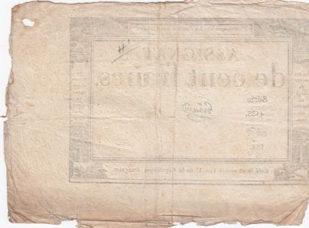 France 100 Francs 18 Nivose An III - 7.1.1795 - Sign. Gros Série 4133