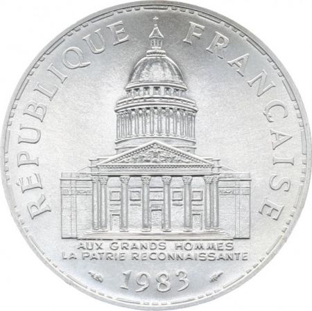 France 100 Francs Argent Panthéon - 1983