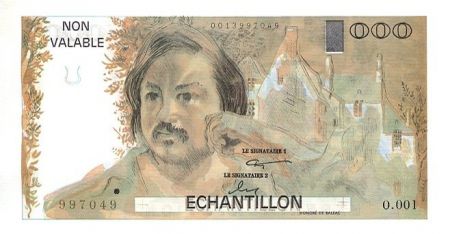 France 100 Francs Balzac (type 100F Delacroix)