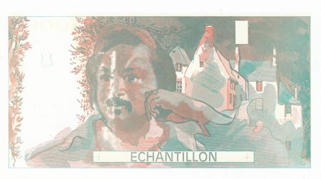 France 100 Francs Balzac 1980 - Echantillon - abimé au recto