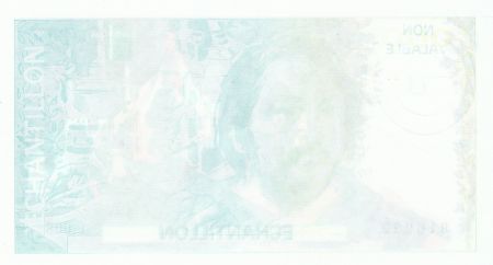 France 100 Francs Balzac 1980 - Série L.008 - Echantillon - Uniface