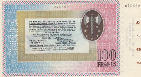 France 100 Francs Bon de Solidarité - 1941-1942 Annulé