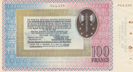France 100 Francs Bon de Solidarité - Pétain 1941 / 1942 - SPL
