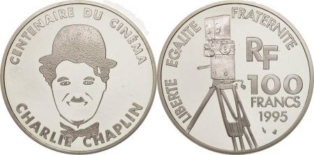 France 100 Francs Charlie Chaplin- Centenaire du Cinéma - 1995