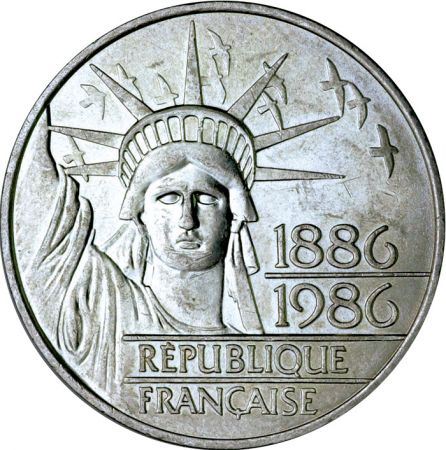 France 100 Francs Commémo. Liberté FRANCE 1986 (SUP)