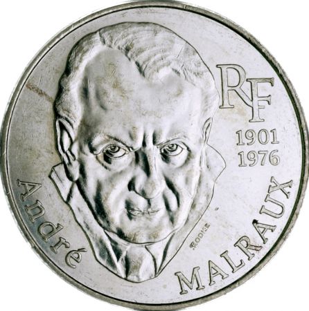 France 100 Francs Commémo. Malraux FRANCE 1997 (SUP)