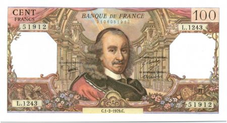 France 100 Francs Corneille - 01-02-1979 - Série L.1243