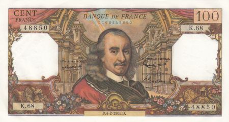 France 100 Francs Corneille - 04-02-1965 - Série K.68
