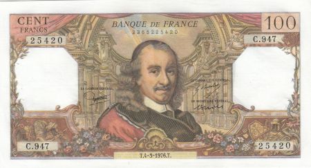 France 100 Francs Corneille - 04-03-1976 - Série C.947