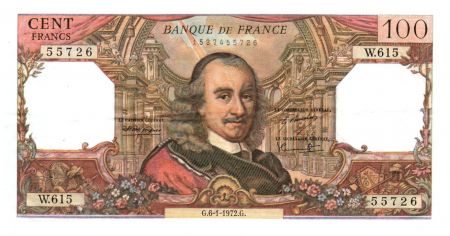 France 100 Francs Corneille - 06-01-1972 Série W.615