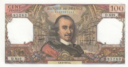 France 100 Francs Corneille - 06-02-1975 - Série D.839